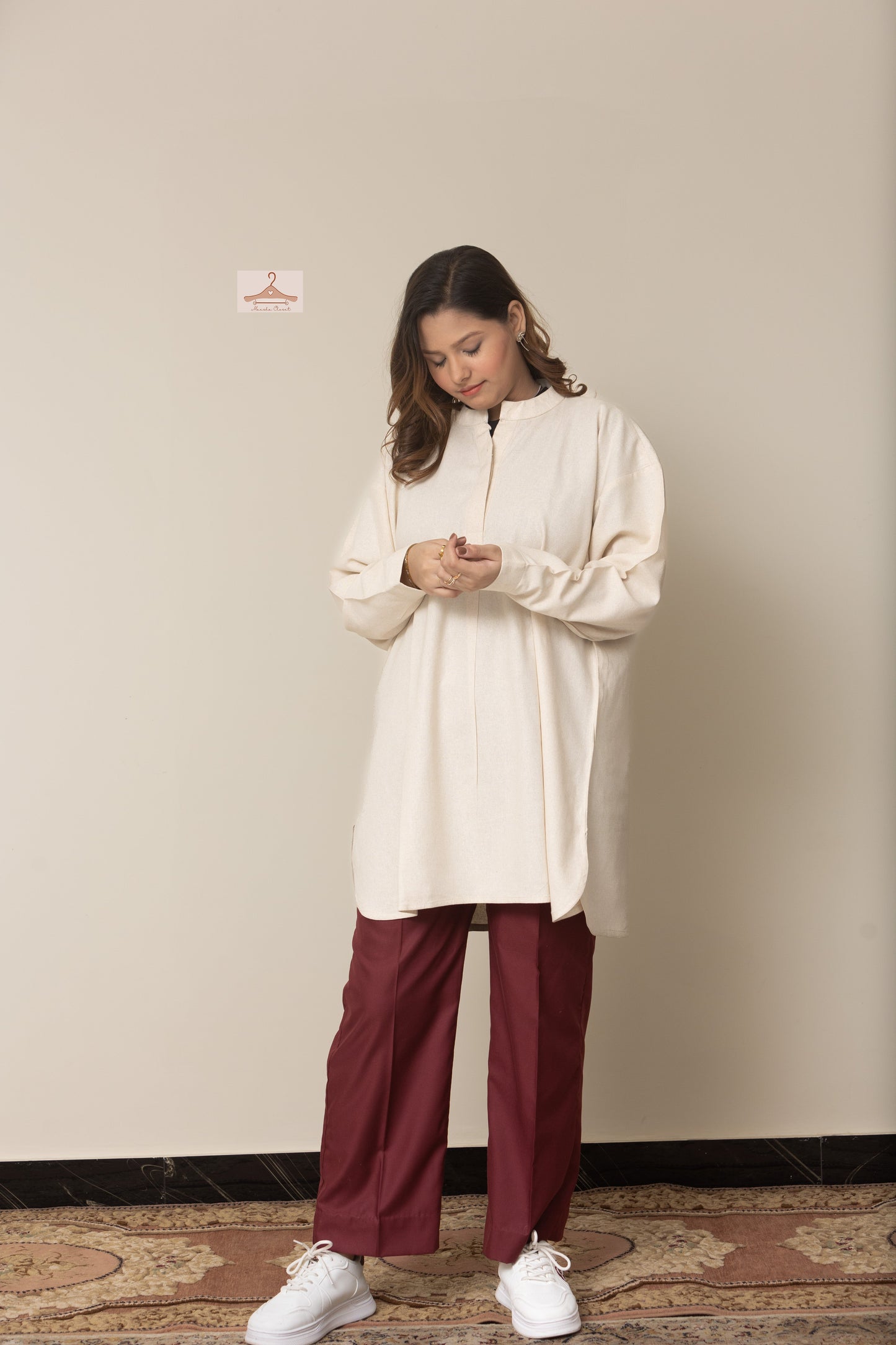 Kurta Style Baggy Shirt