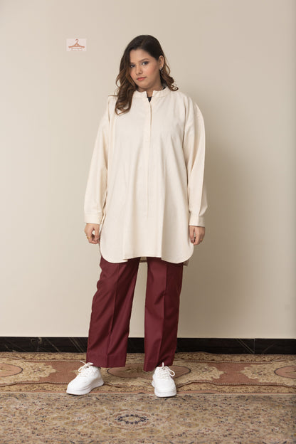 Kurta Style Baggy Shirt
