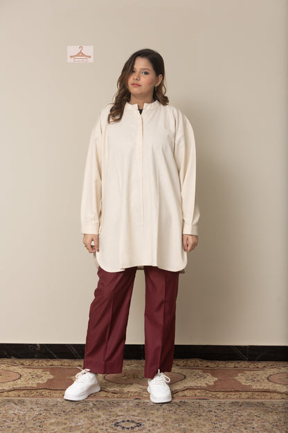 Kurta Style Baggy Shirt