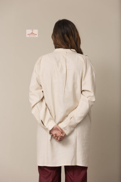 Kurta Style Baggy Shirt